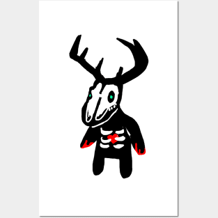 Wendigo buddy little baby wendigo bae cute chibi Posters and Art